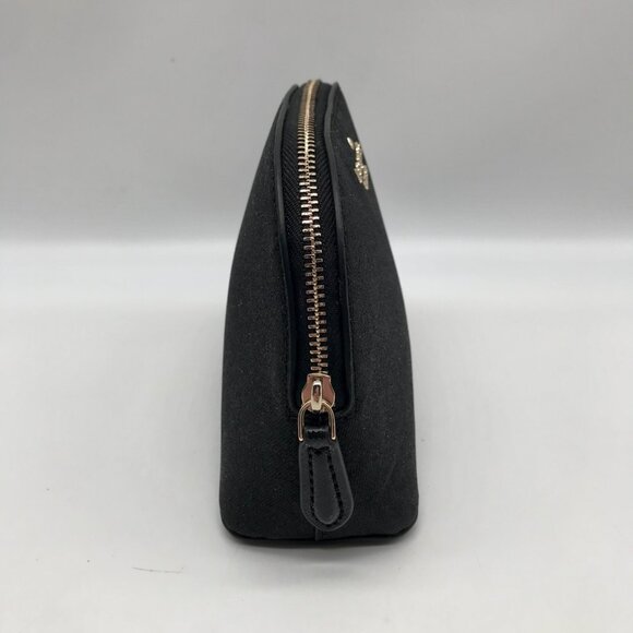 Kate Spade Black Glitter Fabric Joeley Dome Pouch - Picture 3 of 10
